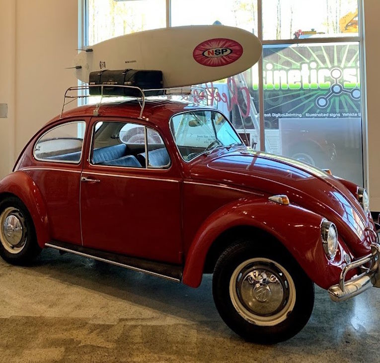 Beetle inside Maple Ridge location