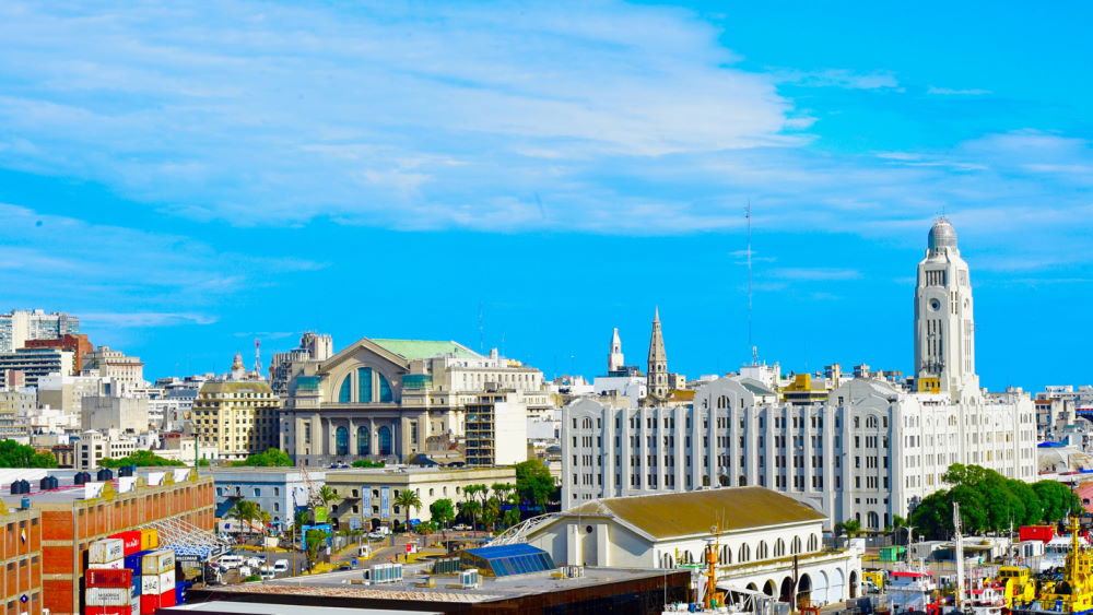 city view of Montevideo, Uruguay