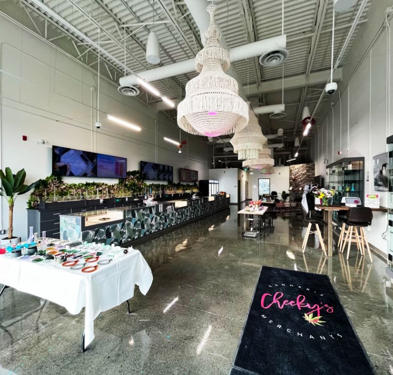 inside of Cheeky's North Saanich