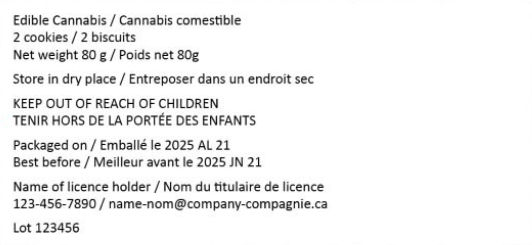 required info on cannabis label