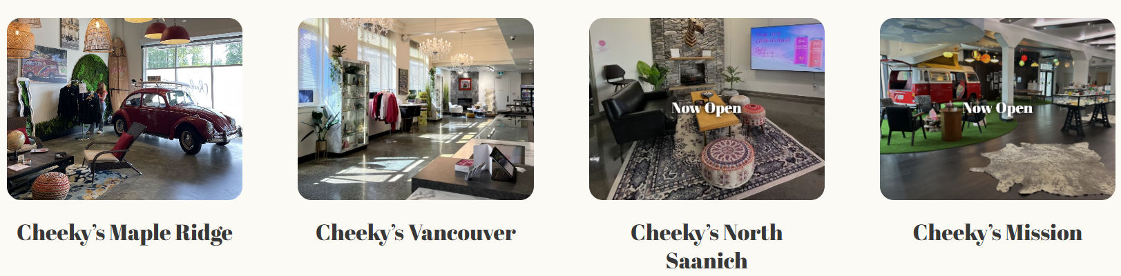 all Cheeky's locations